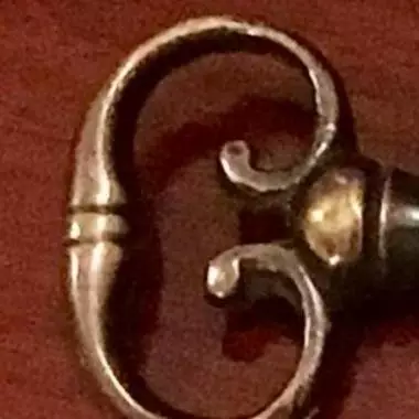 Llave original del librero Librero / Archivero Art- Nouveau (1890- 1910 )