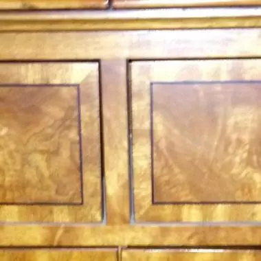 acercamiento a los cajones en su parte superior Bufetero Contemporanio