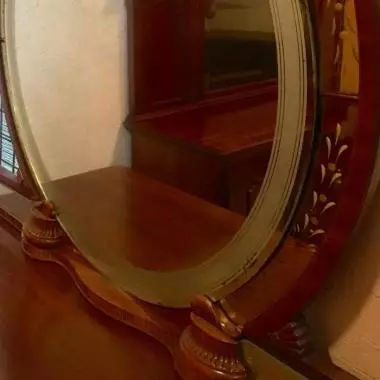 Tocador: Art-Deco Americano ( Marqueteria)