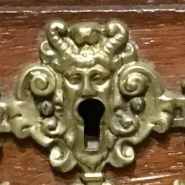 cl�sico cerrojo del siglo 19 Mueble Sacro Francés ( 1870 Al 1890 ) 