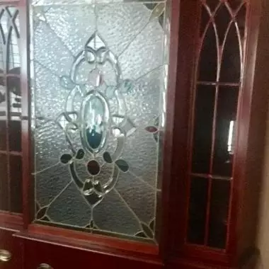 foto de la imagen del secreter : en un �ngulo lateral Secreter Americano (estilo Tiffany) 1930 Al1940 