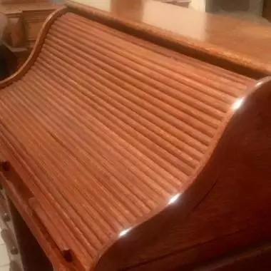 vista lateral del escritorio de cortina Escritorio De Cortina (Correos/Telegrafos) 