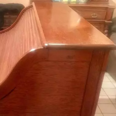 parte lateral del escritorio de cortina Escritorio De Cortina (Correos/Telegrafos) 