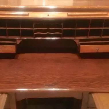 aspecto de la parte superior del escritorio Escritorio De Cortina (Correos/Telegrafos) 