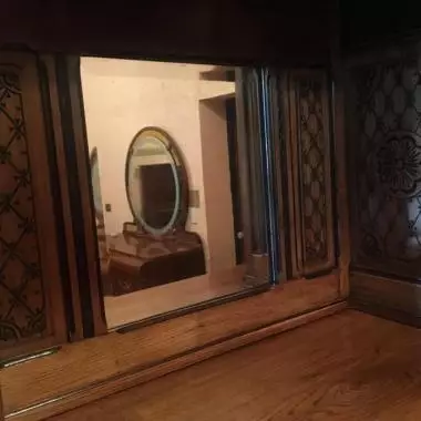 parte central superior del mueble exc�ntrico Mueble Frances Excéntrico (año 1880-1890 ) 