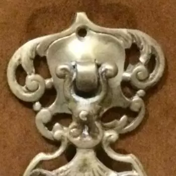 aspecto general del herraje del mueble Tocador Art-deco (ingles) 