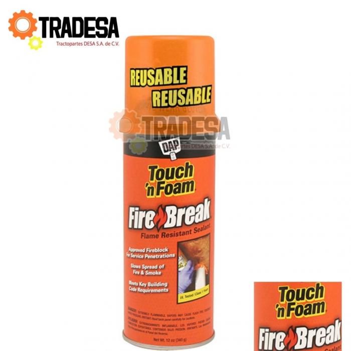 Espuma De Poliuretano Alta Resistencia 340gr TOUCH N FOAM 75650100127 
