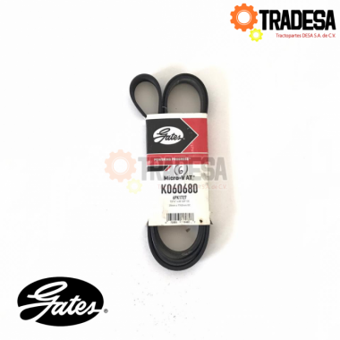 Banda De Motor 6 Hilos (6pk1727) GATES K060680 