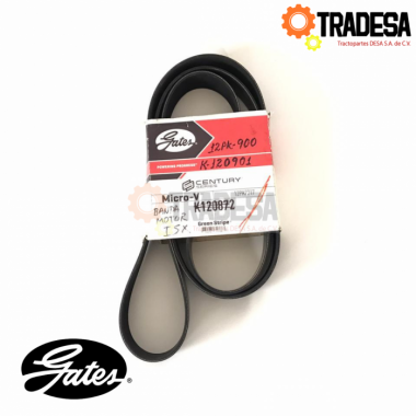Banda De Motor 12 Hilos 12pk900 GATES K120901 