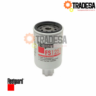Filtro De Combustible Separador Generador De Luz,construccion FLEETGUARD FS1251 71715279753