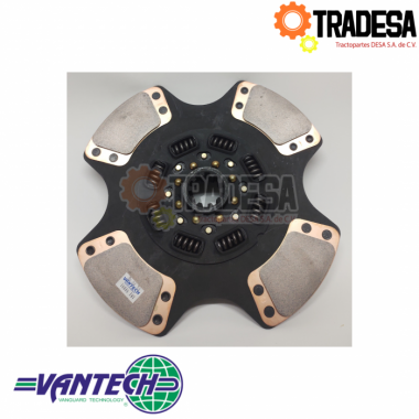 Plato De Embrague (clutch) 14x1 3/4,8 Resortes, 3 Aspas , Auto Ajustable Y Manual, Delantero Hembra VANTECH 16046TVT 