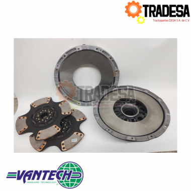 Clutch 14x2, 2 Platos, 8 Resortes, 4 Aspas, Ajuste Manual Navistar (10734212) VANTECH 422165VTS 