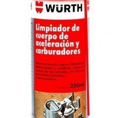 Limpiador De Cuerpo De Aceleracion Y Carburador 350ml WURTH 8909100 00890910000