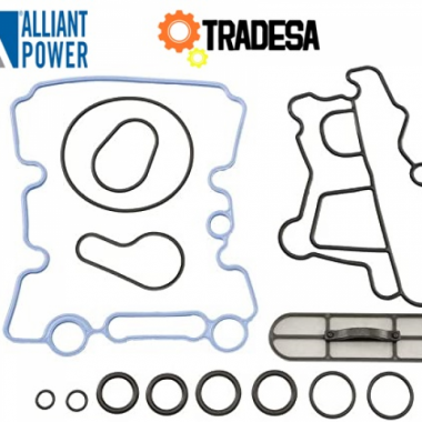 Repuesto De Enfriador De Aceite Ford 4.5lt, 6.0lt Navistar Vt265, Vt365, Maxxforce 5 ALLIANT POWER AP0039 