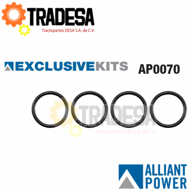 Kit De Ligas Del Riel De Alta Presion Aceite Ford 6.0lt, Navistar Vt265, Vt365, Maxxforce 5 Mod. 03-10 ALLIANT POWER AP0070 