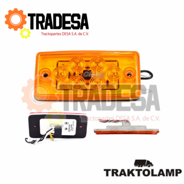 Mica Ambar 12v 6 Led Luz De Posicion TRAKTOLAMP 2665813 