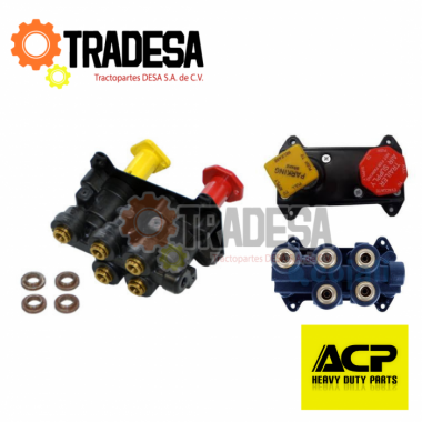 Valvula De Estacionamiento Doble Mv-3 Con Conexiones ACP ACP800259 