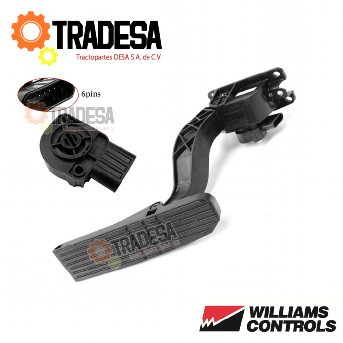 Pedal De Acelerador Freightliner Cascadia 2010 WILLIAMS CONTROLS A01-33820-001 71716595298