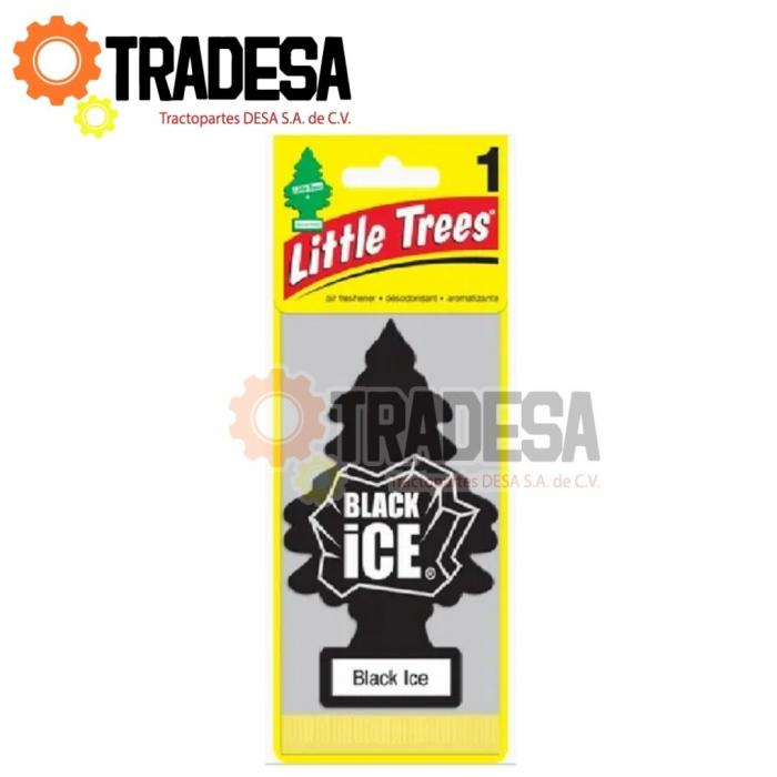 Aromatizante Automotriz Black Ice Pino LITTLE TREES 0486780 