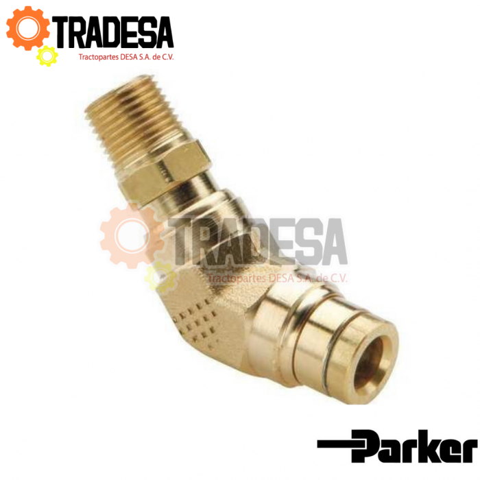 Codo 45° Hembra 3/8 X 3/8 PARKER 179PTC-6-6 