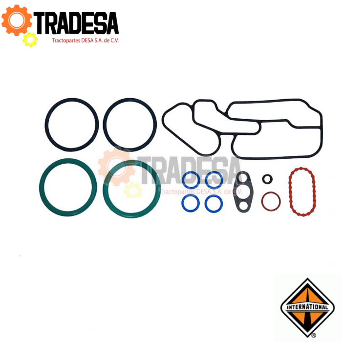 Kit De Ligas De Enfriador De Enfriador De Aceite International Dt466e, Dt530e(repuesto De Enfriador) INTERNATIONAL 1823182C95 1P1823182C95