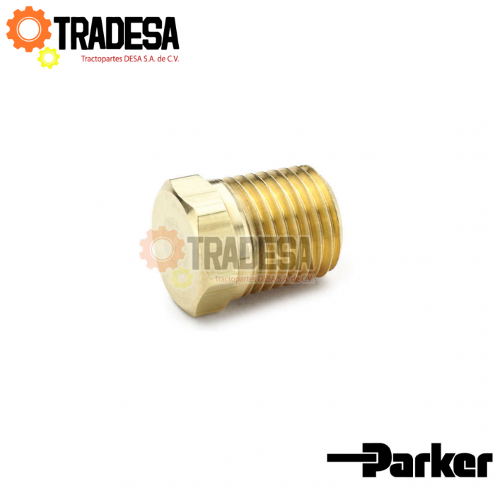 Tapon Macho 1/4 Ntp PARKER 218P-4 