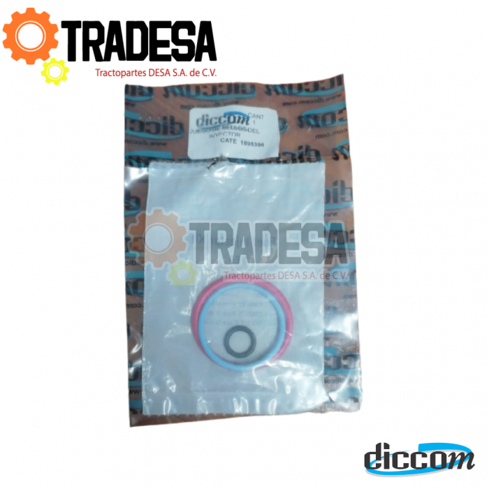 Liga De Inyector Caterpillar C13, C15, 3406e Incluye Liga Azul, Rosa, Negra (1855390) DICCOM 2481394 