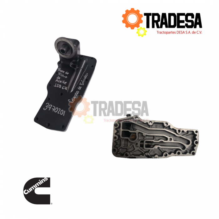 Base De Filtro De Aceite Cummins Isb 6.7 Lt Sn (cascasa De Enfriador De Aceite) CUMMINS 3970201SN 