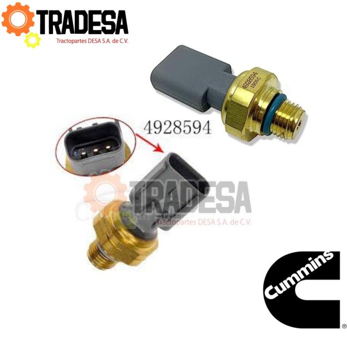 Sensor De Presion De Gases De Escape Cummins Egr Isx CUMMINS 4928594 71686329942