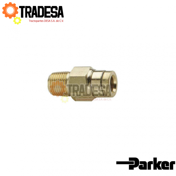 Conector Macho 1/4 A 3/8 PARKER 68PTC-6-4 