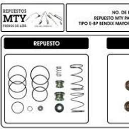 Repuesto De Valvula De Pie E-8 REPUESTOS MTY MTY364 