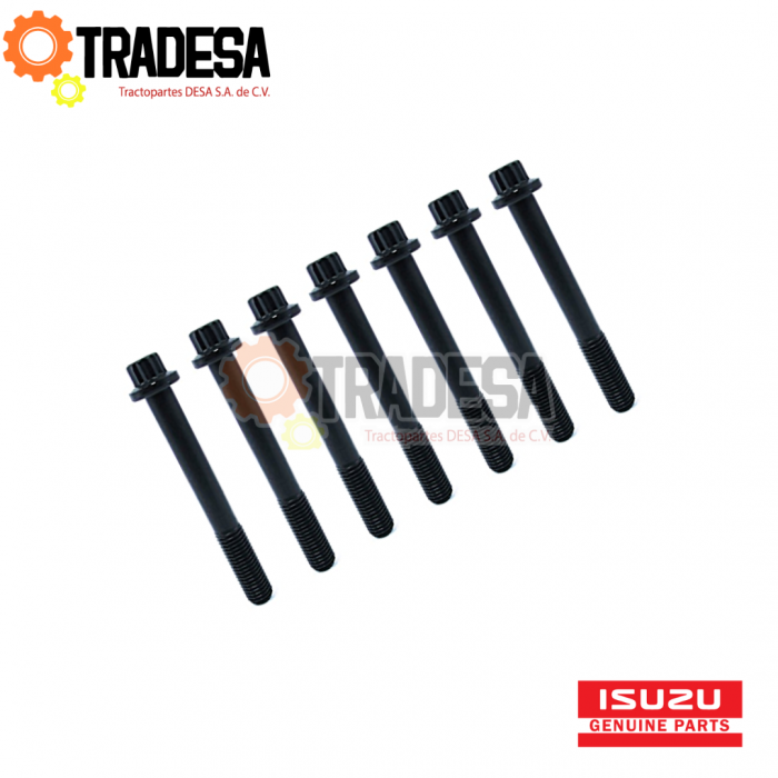 Tornillo De Cabeza De Cilindros Isuzu ISUZU 8970776380 