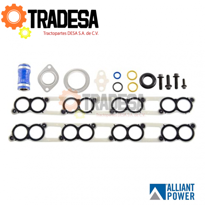 Empaques De Enfriador Egr Ford F-250 A F-750 6.0, Navistar Vt365 (kit De Recirculacion De Gases) ALLIANT POWER AP63447 