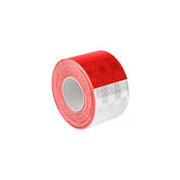 Cinta Reflejante Blanco Y Rojo (metro) IMPORTACION AKY457RBK 