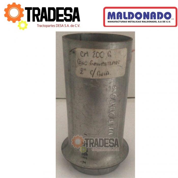 Cono De Turbo Galvanizado 2 Con Guia MALDONADO CM200G 71703957365