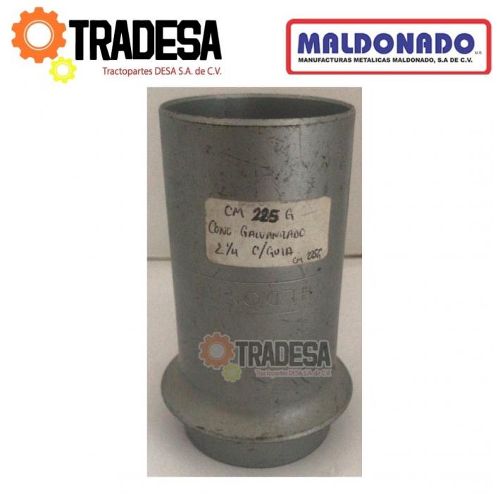 Cono De Turbo Galvanizado 2 1/4 Con Guia MALDONADO CM225G 71703957427