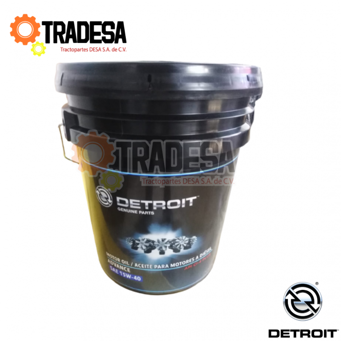 Aceite Motor 15w40 Detroit Cubeta DETROIT DTD126196 