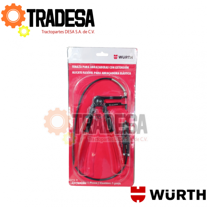 Tenaza Para Abrazaderas Con Extension WURTH 0714577212 