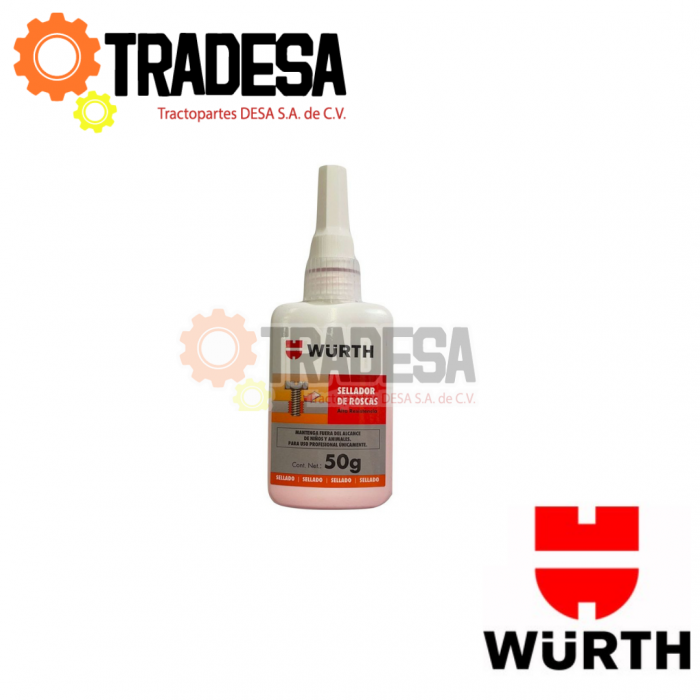 Sellador De Roscas Tipo Loctite WURTH 0893270126 4061975587749