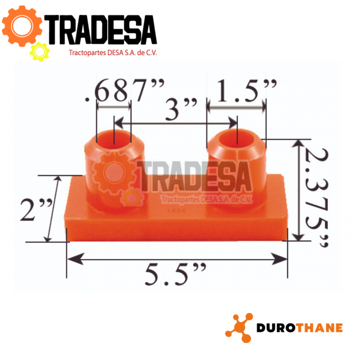 Soporte De Motor Con Buje DUROTHANE DT1424 