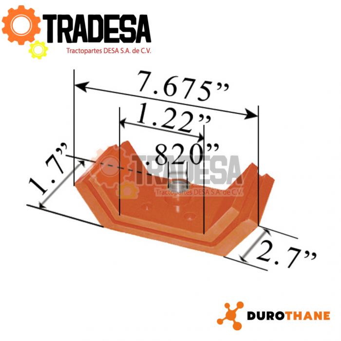 Soporte Trasero Para Motor DUROTHANE DT1425 