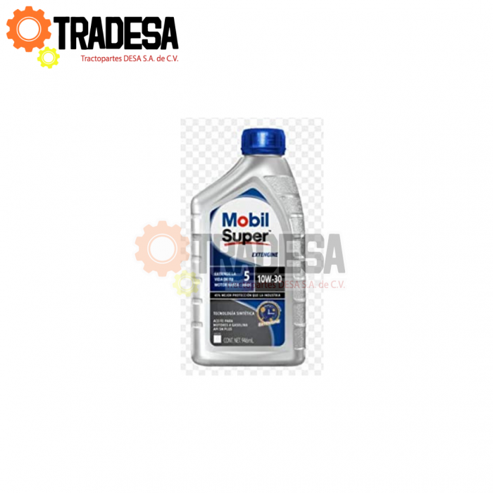 Aceite De Motor Gasolina Sae 10w30 946ml Sintetico Mobil Super Extengine MOBIL 7501116200139 
