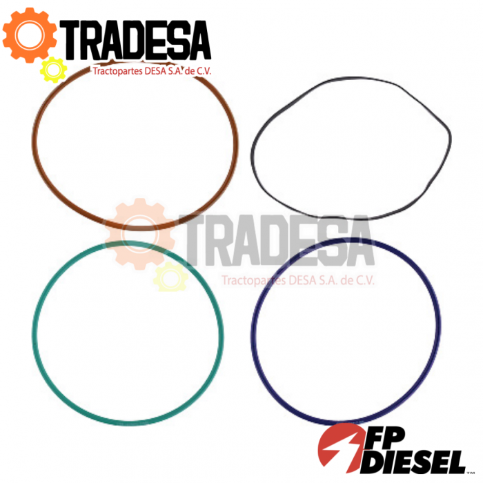 Liga De Camisa De Motor Caterpillar 3406, 3406b, 3406c, 3406e, 3408, 3408b, 3408c, 3408e FP DIESEL FP-1609874 