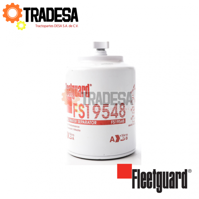 Filtro De Combustible Separador FLEETGUARD FS19548 