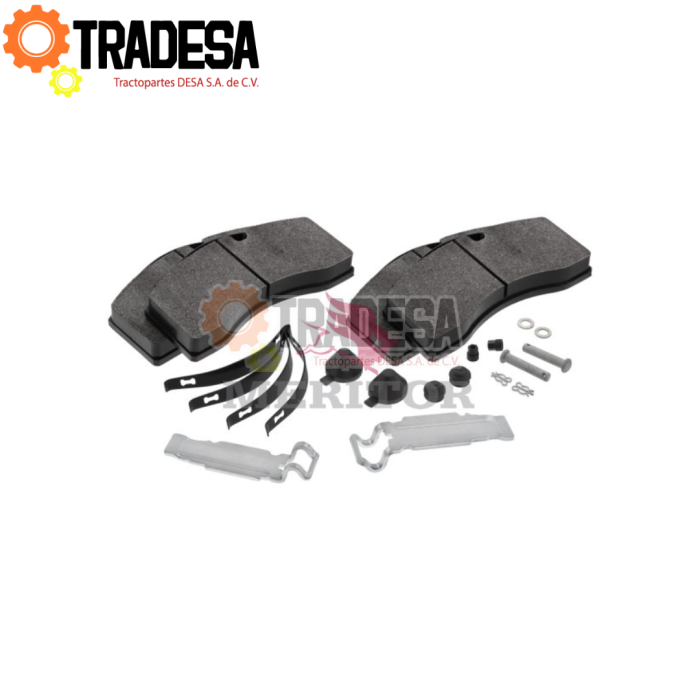 Kit Balata P/freno De Disco Kw T800 Adb22x/ Bendix K129276 MERITOR MMD1369AF 
