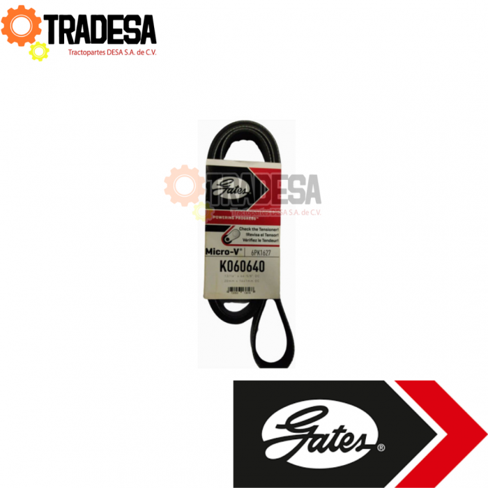 Banda De Alternador 6 Hilos (6pk1627) Caterpillar C15 Bi Turbo GATES K060640 