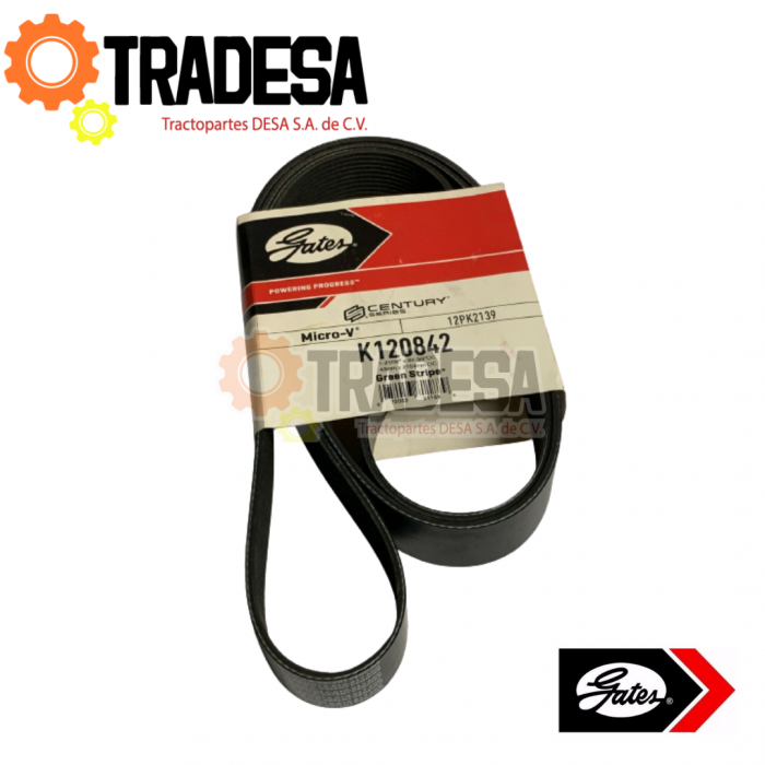 Banda De Motor 12 Hilos GATES K120842/12PK2139 