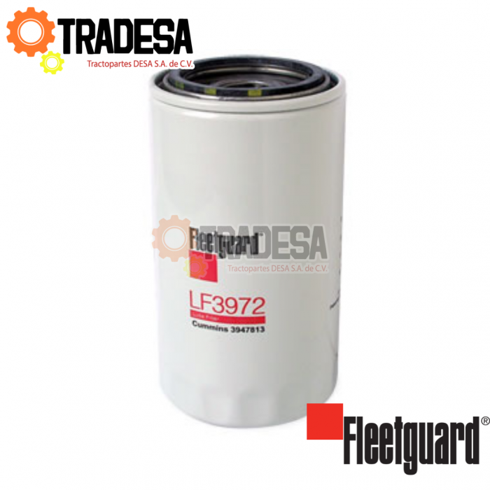 Filtro De Aceite Dodge Ram 2500,3500,4500 5.9,6.7 Lt FLEETGUARD LF3972 