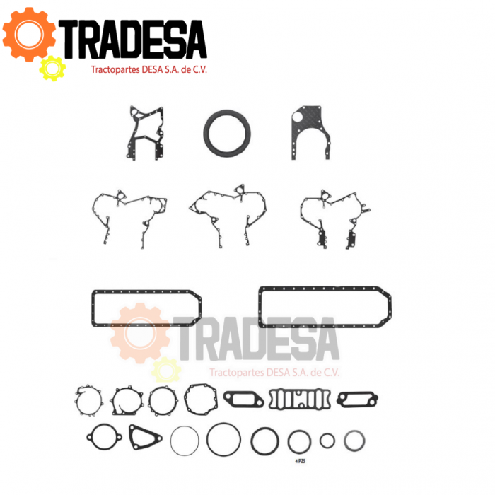 Medio Juego Inferior Navistar Dt/dta466 TF VICTOR MJ-6202 
