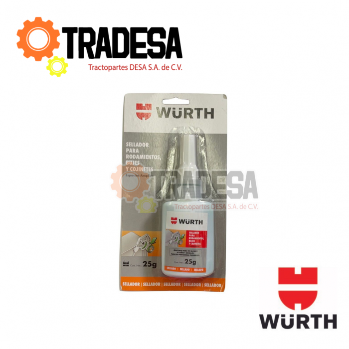 Sellador De Rodamientos Bujes Y Cojinetes WURTH 0893603026 4061975589040